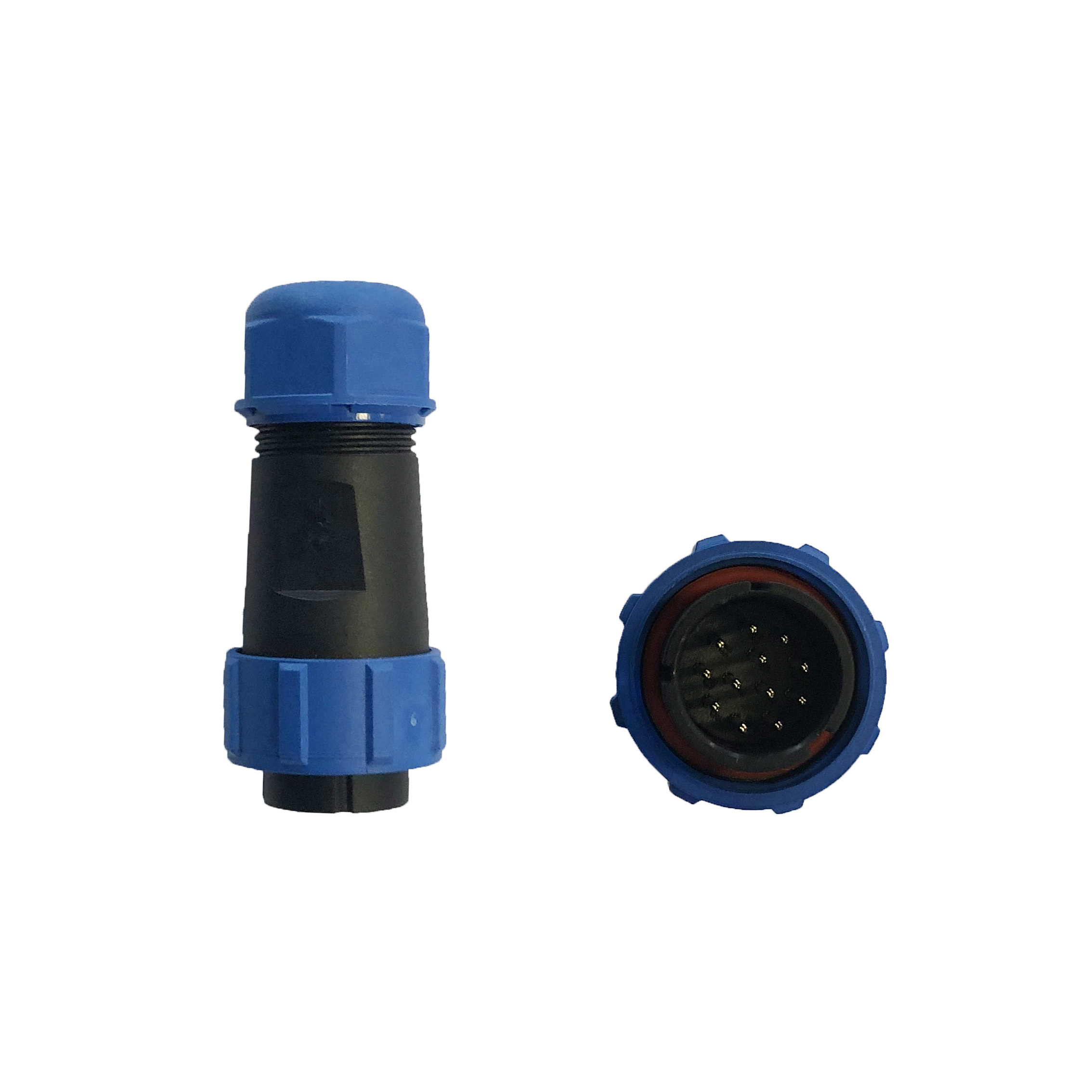 Torch Connector - 12 Pin Blue- Black