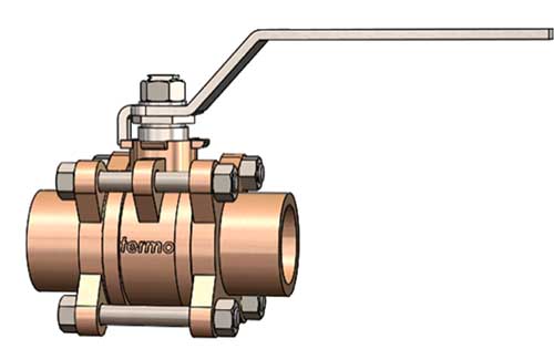 Küresel Vana Soketli-3 Parçalı resim